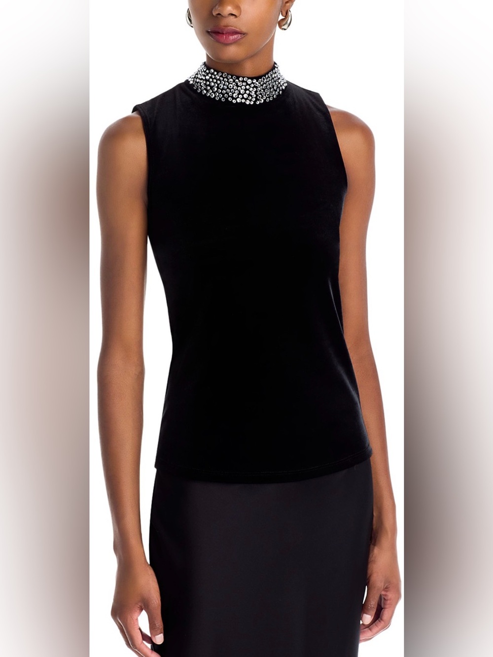 L'AGENCE Madelyn Velvet Top